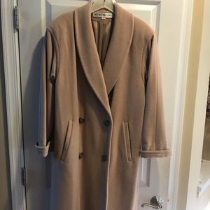 Evan Picone long beige/camel color. Size not listed but fits like a medium